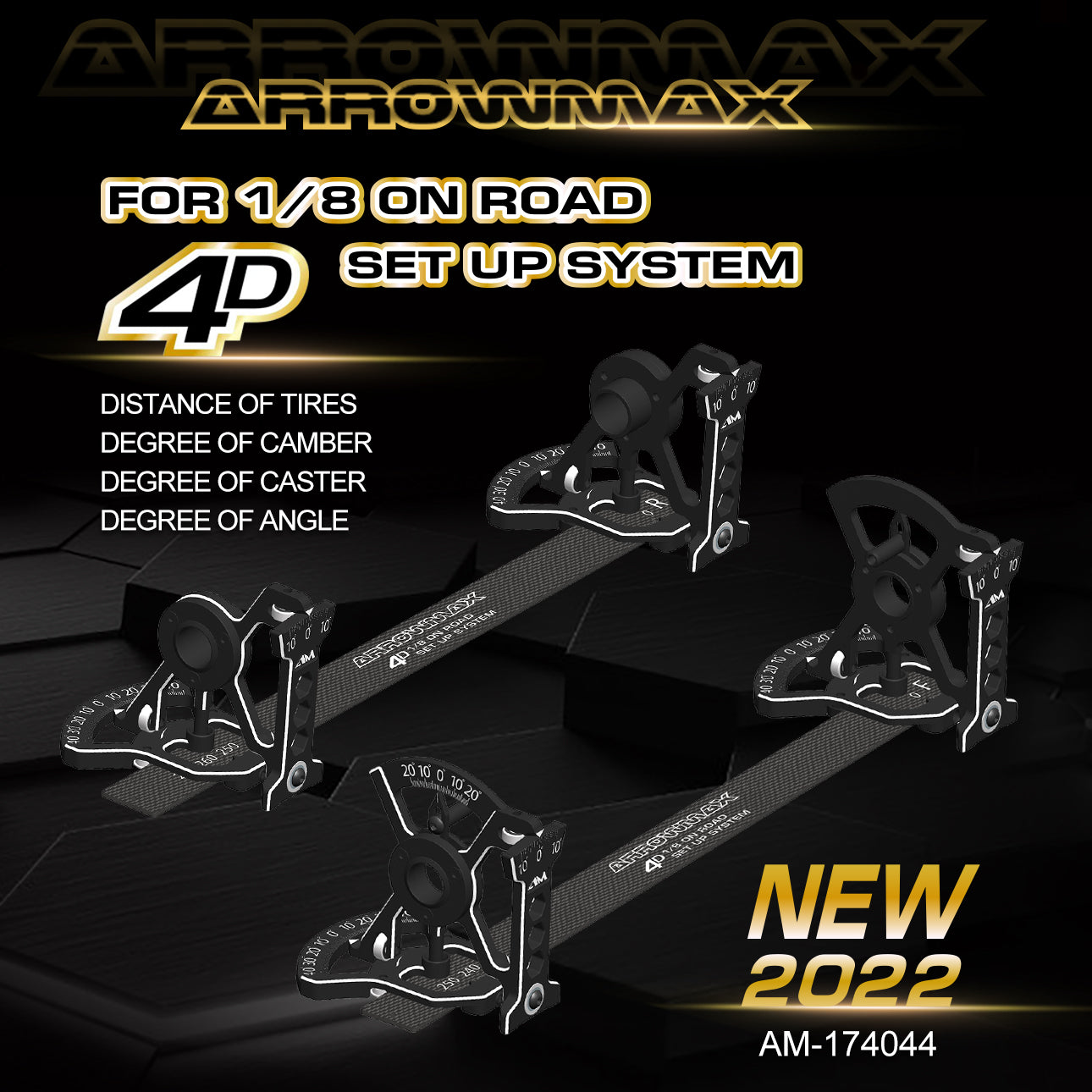 Arrowmax 4D Set-up system for 1/8 onroad (AM-174044) – am-arrowmax.com