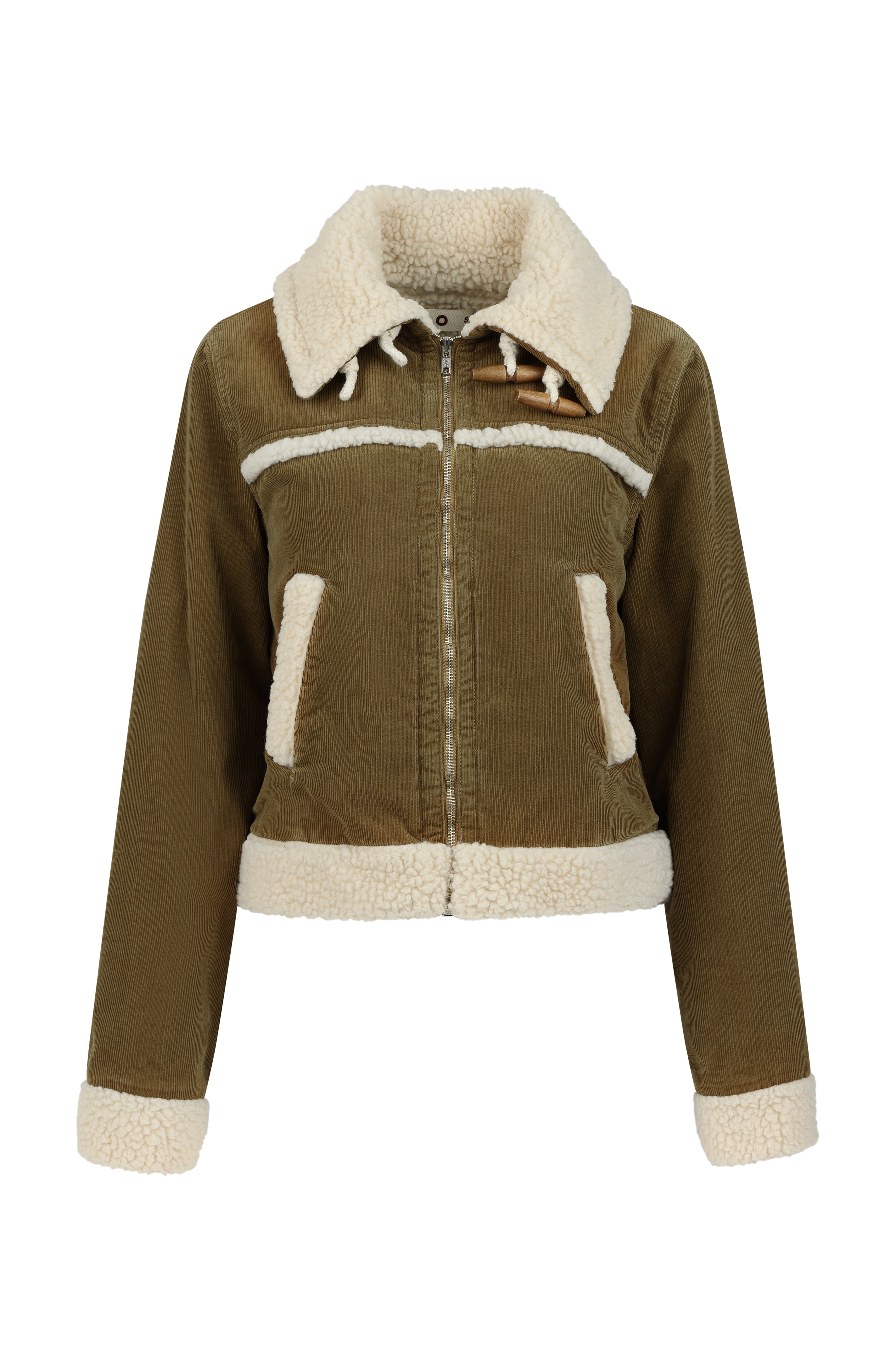 AMO Denim | Betty Cord Shearling Jacket in Cumin – A M O