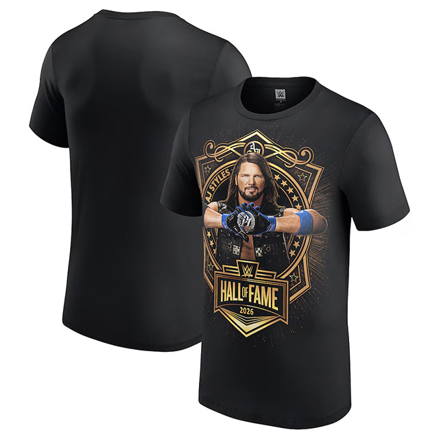 AJ スタイルズモデル 海外取寄 WWE AUTHENTIC Tシャツ THANK YOU