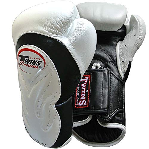 Twins キック ボクシンググローブ スパーリング用 ホワイト&ブラック