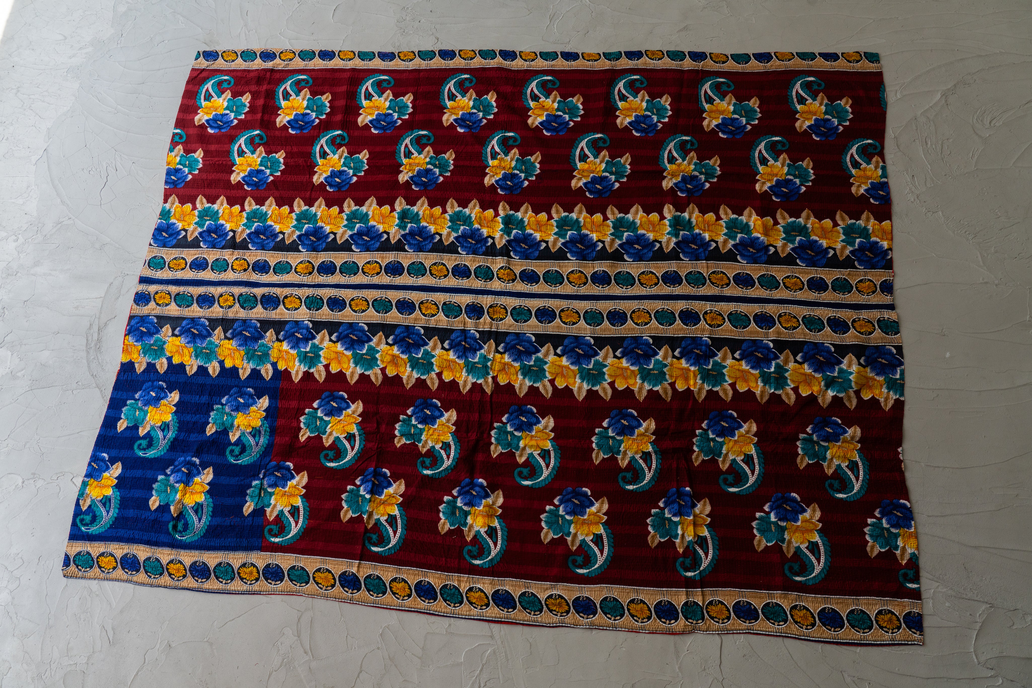 インド産 カンタキルト・ラリーキルト】ヴィンテージラグ専門店 amaleh