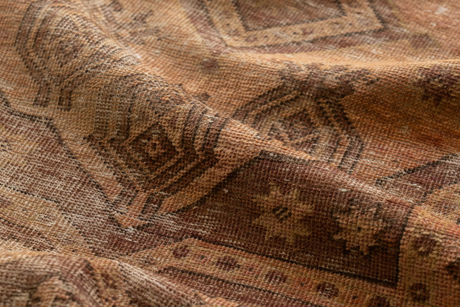 イラン産 1940年代 トライバルラグ】ペルシャ絨毯-ヴィンテージラグ