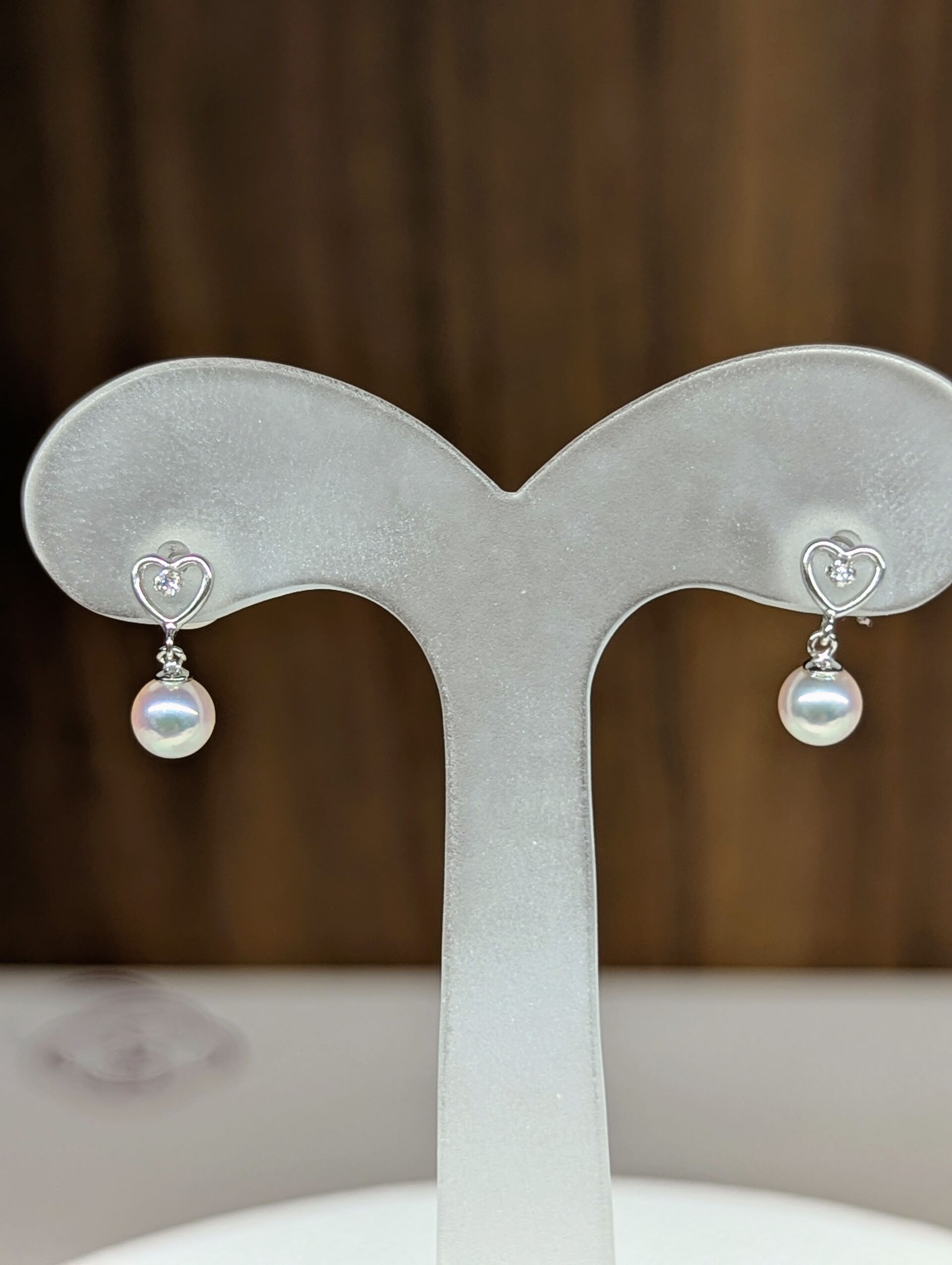 白蝶真珠ゴールド12ミリ18金ピアス | 商品紹介 | 三重県伊勢の真珠なら