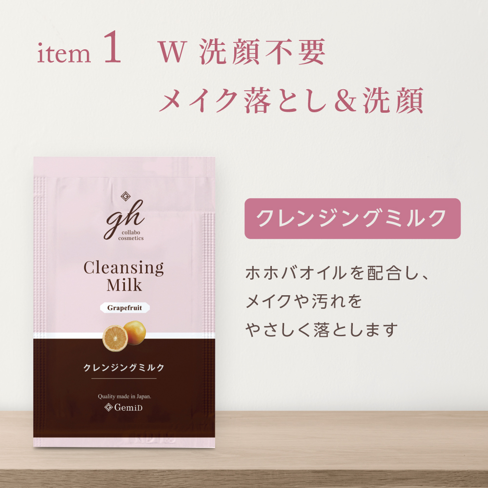 スキンケア＆ヘアバター パウチ4点セット [ZIP袋入] GH (120セット