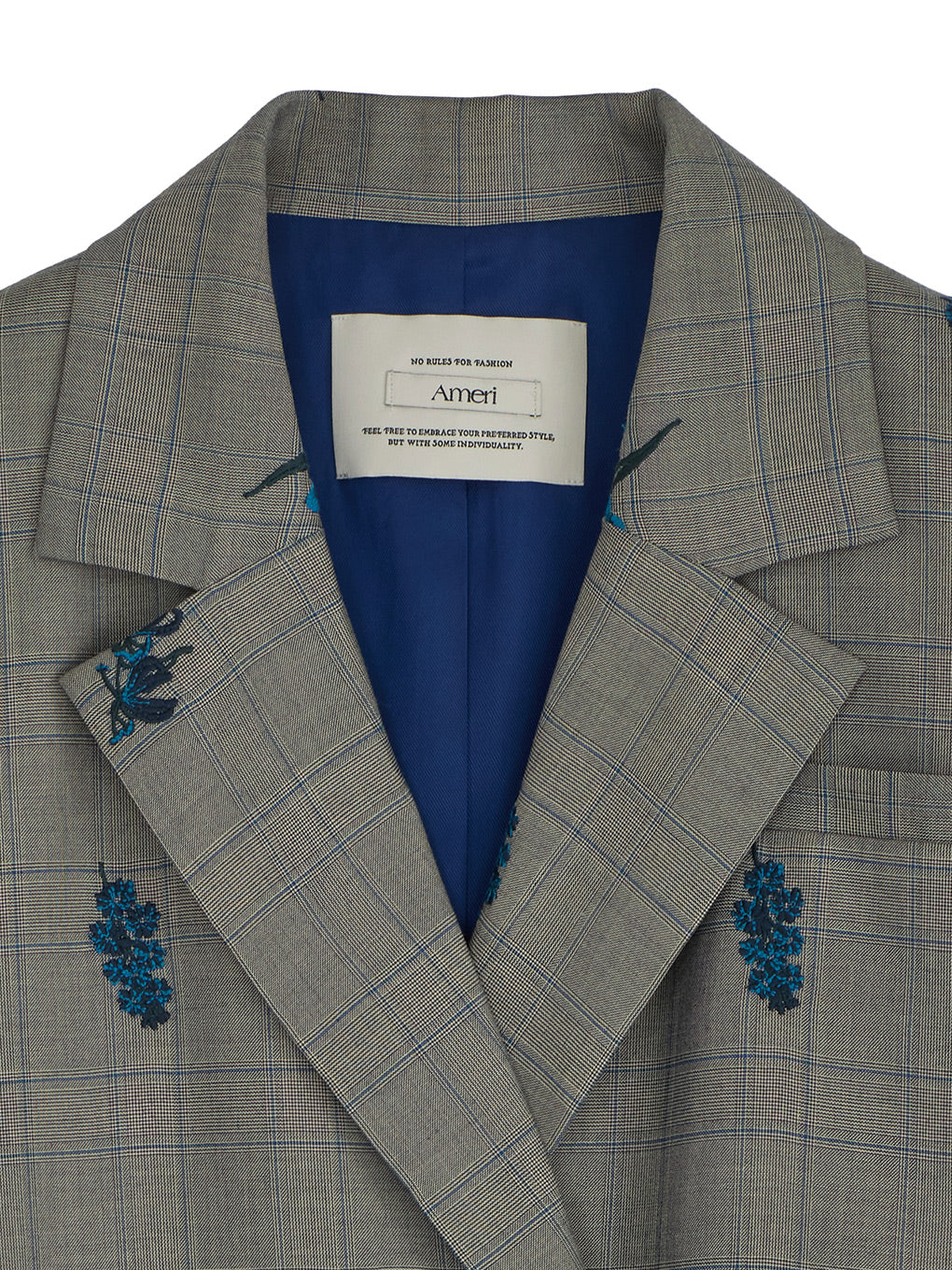 CHECK FLOWER PAPA JACKET