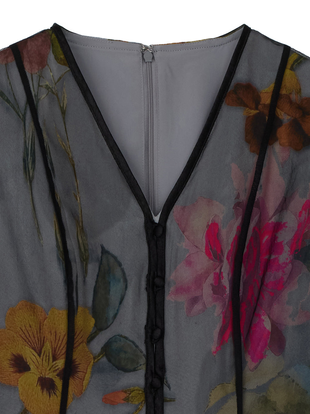 UND GRACE CHIFFON VEIL DRESS