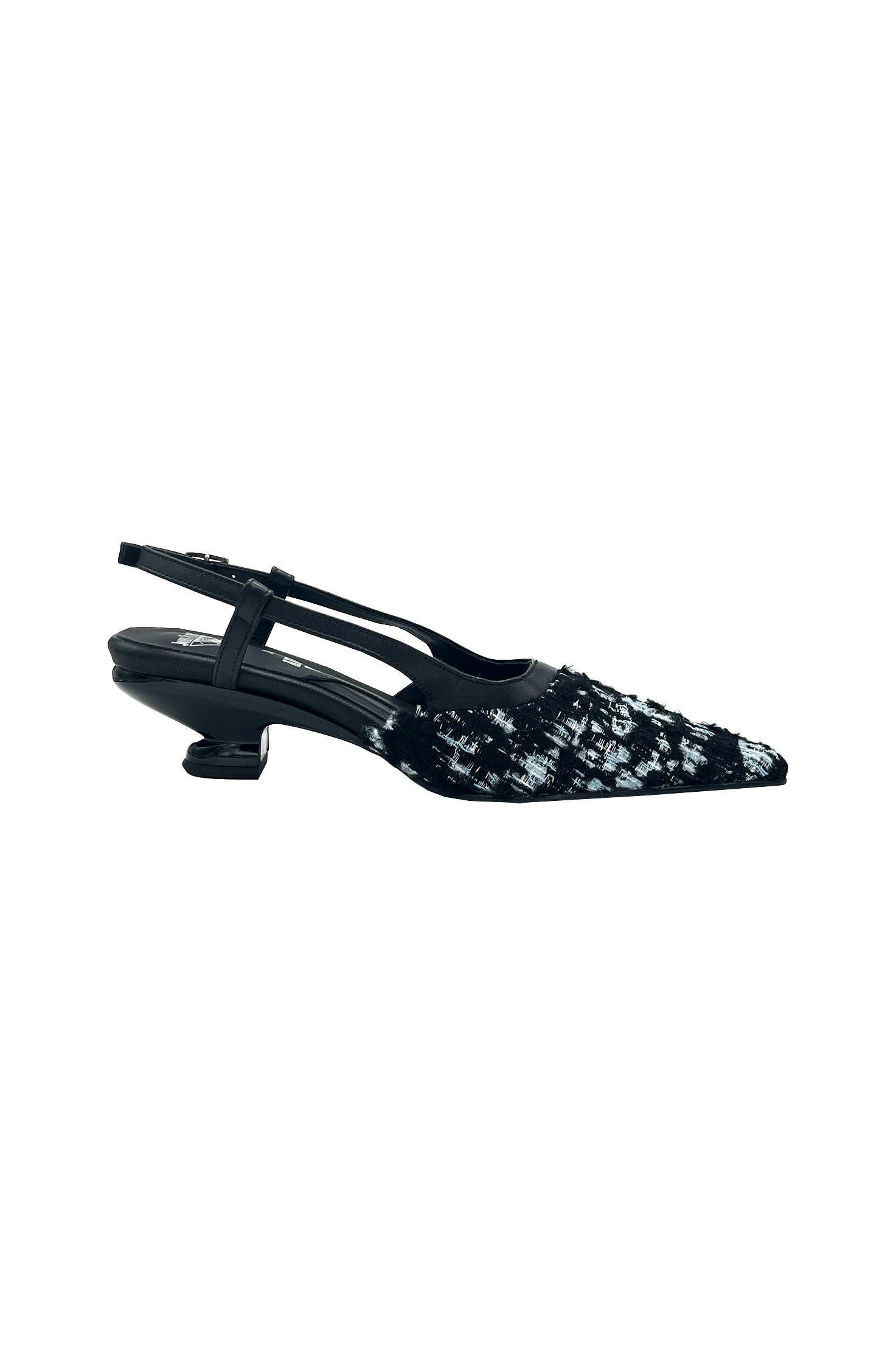 John Fluevog x Anna Sui Tweed Slingback