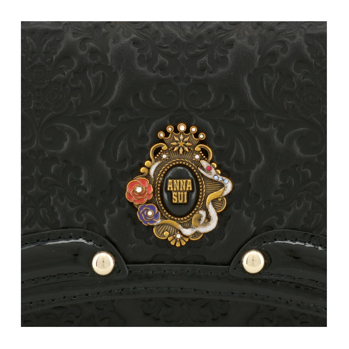 ANNA SUI アナスイ 長財布 がま口 本革 レディース セルパン 316110