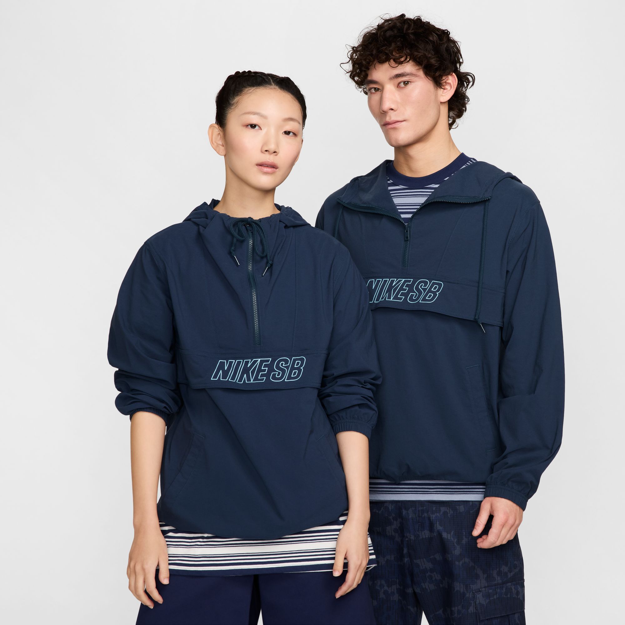 Nike SB Anorak Skate Jacket Armory Navy/Denim Turquoise｜ANCHOR