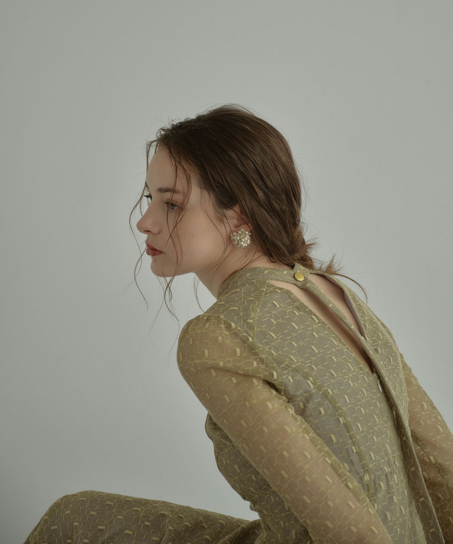 back open geometric dress レビュー | ANDRESD