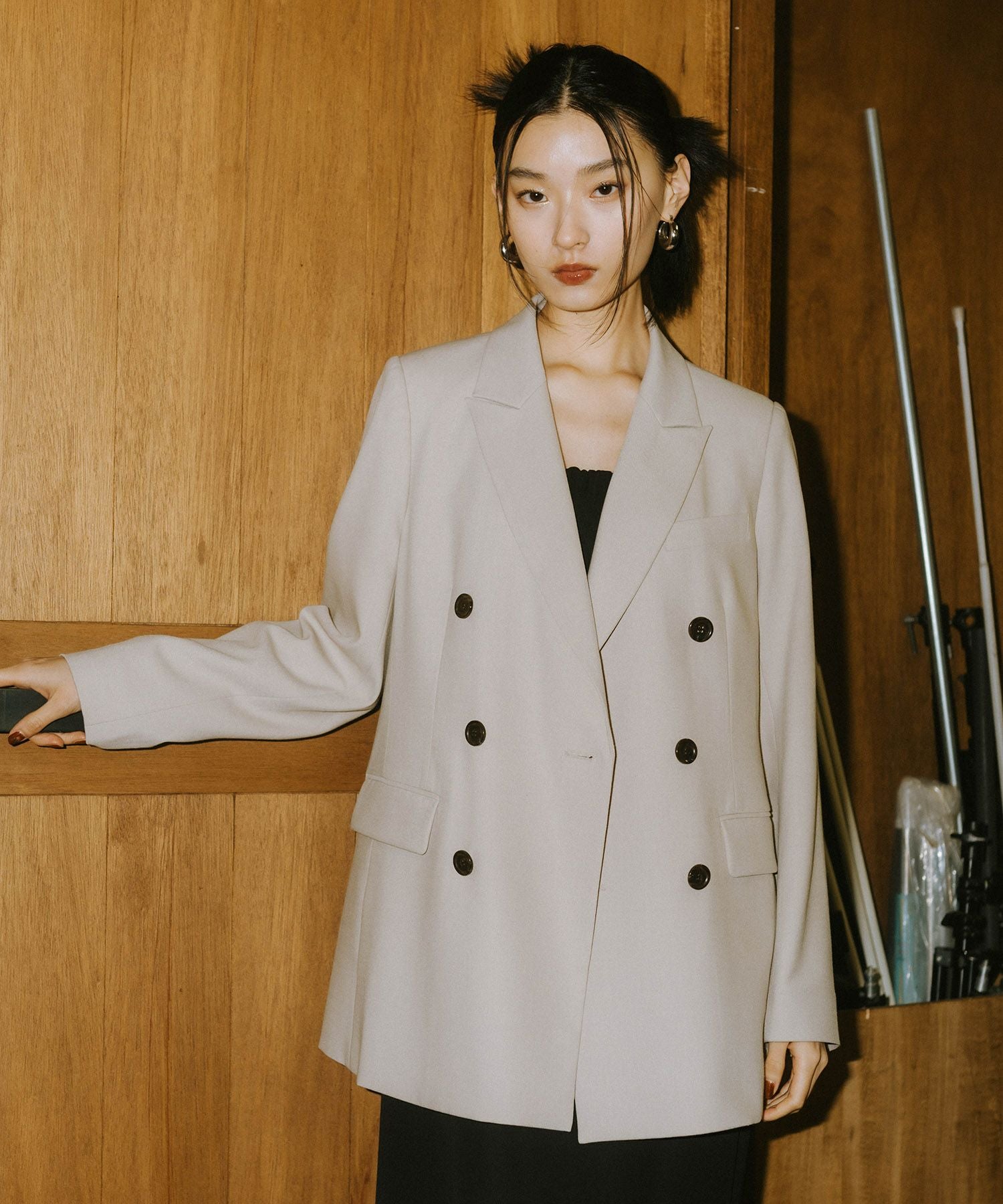 peaked lapel jacket | ANDRESD