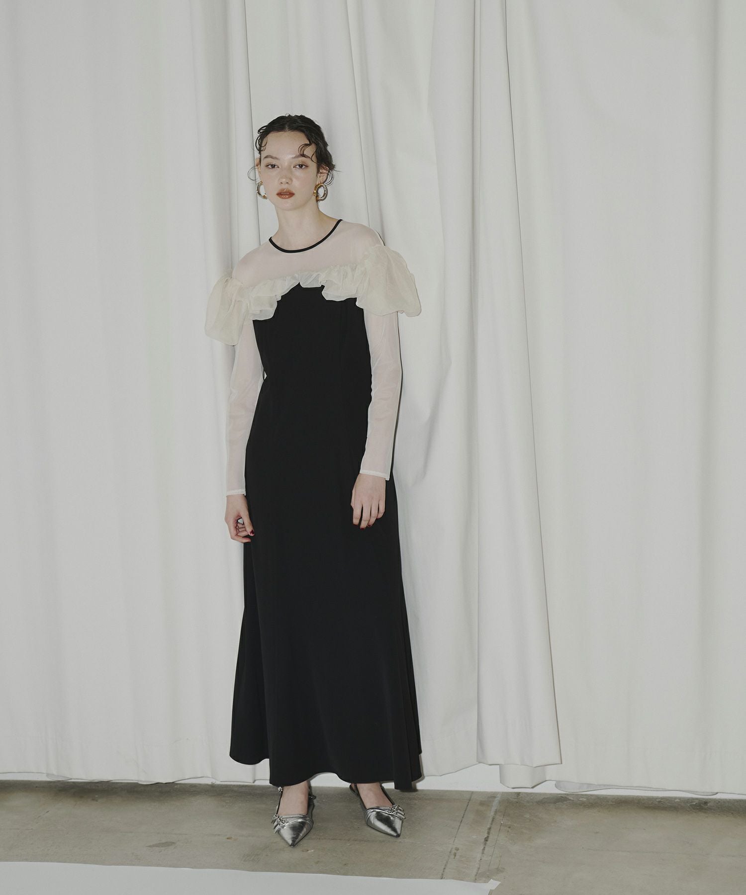 frills flare dress | ANDRESD