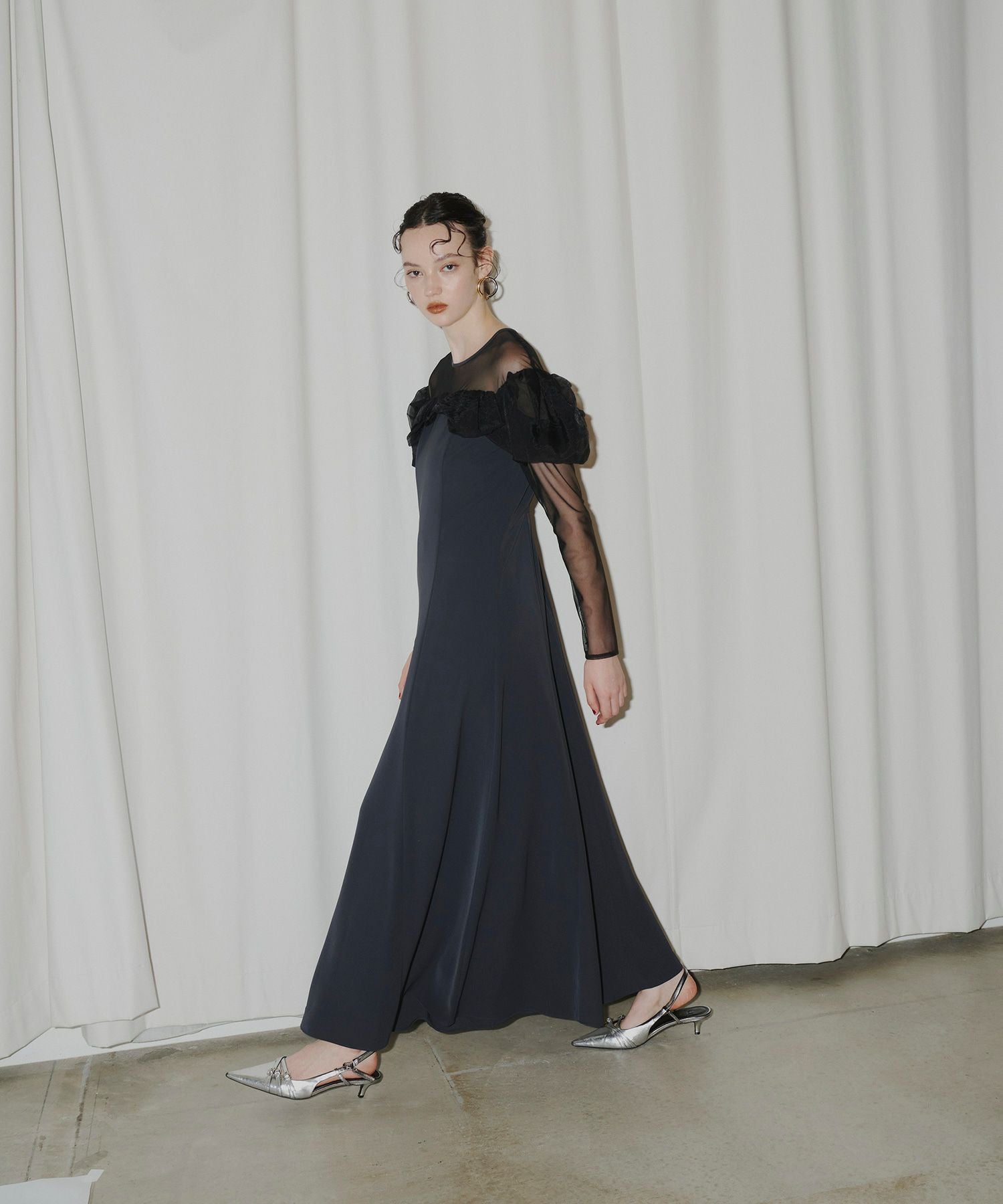 frills flare dress | ANDRESD