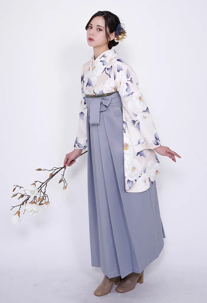 着物】ﾋﾟｰﾁｶﾗｰﾚｰｽ｜卒業式袴宅配ネットレンタルange