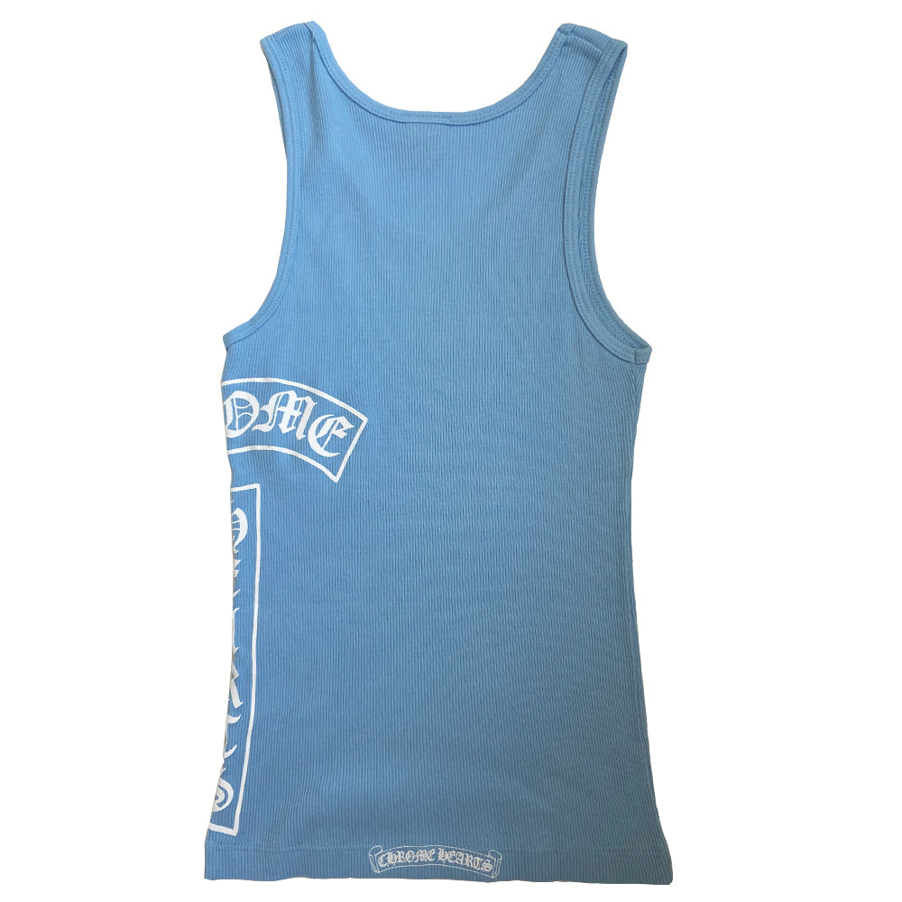 Chrome Hearts Pastel Blue Cross Tank – Angeles Vintage