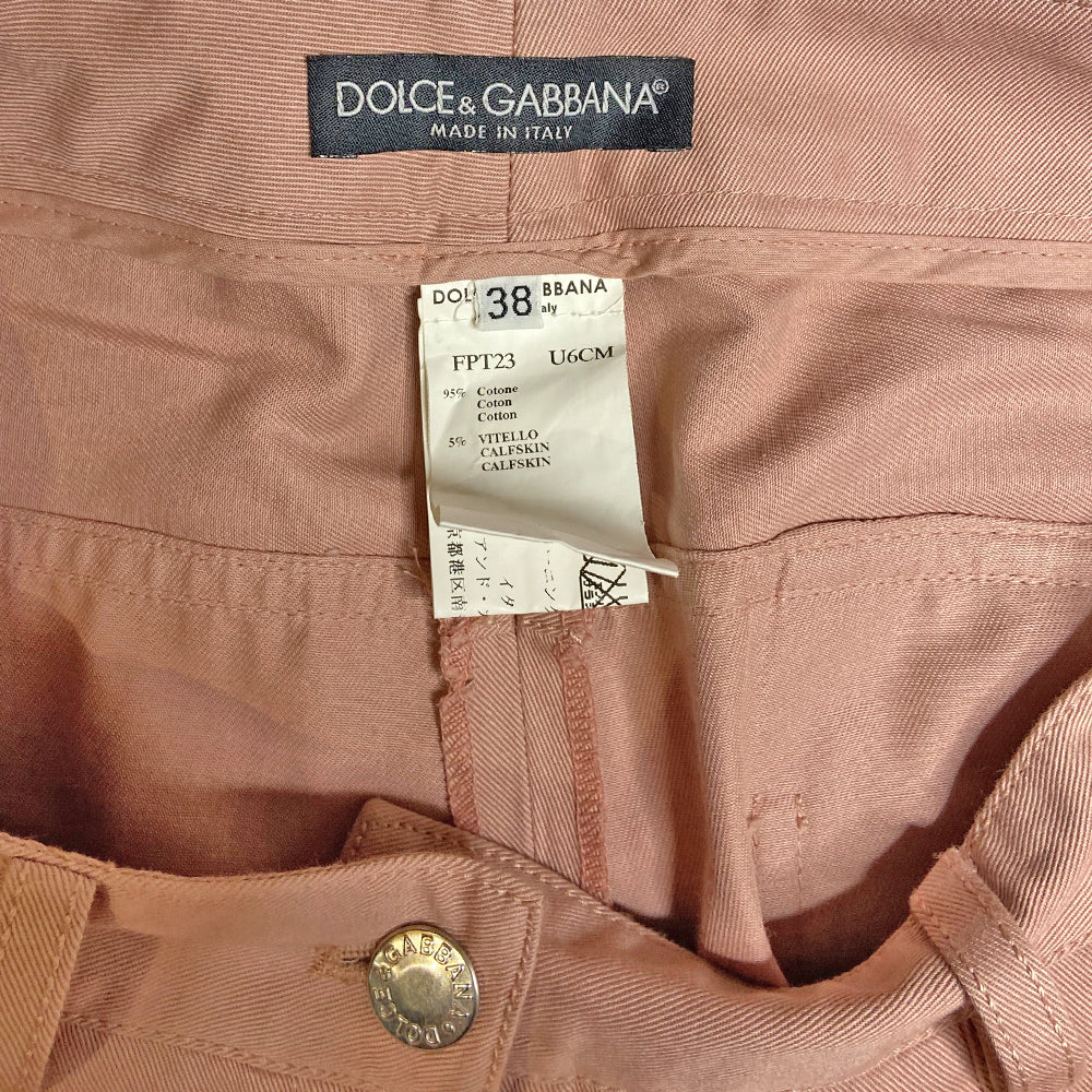 Dolce & Gabbana 2003 Runway Sex Bondage Pants - 38 – Angeles Vintage