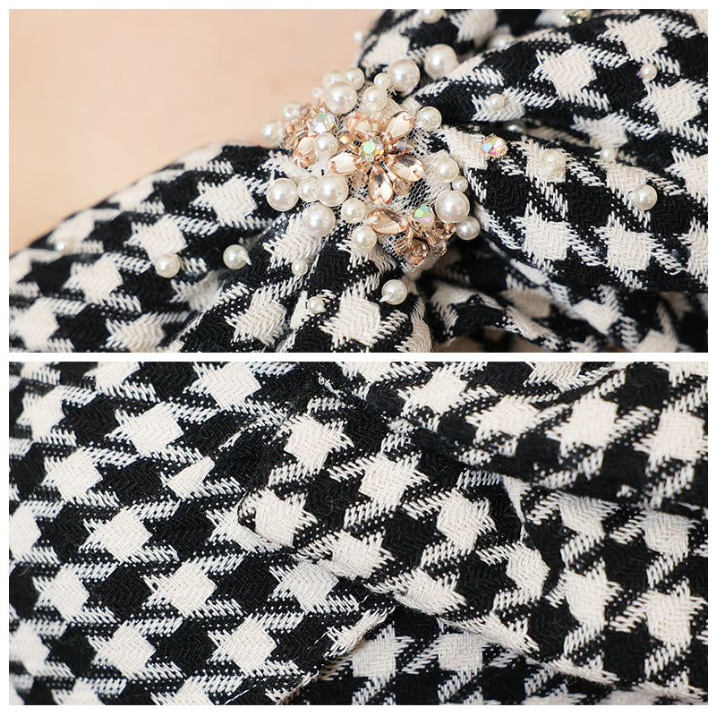 sheller】シェリエ♡チェック柄 キュロット 黒✖️ベージュ sheller