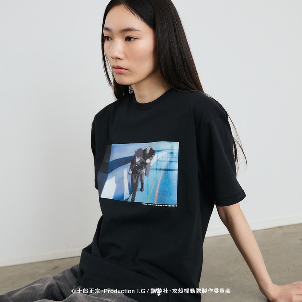 攻殻機動隊」草薙素子やタチコマ、SHIPSの新レーベルがTシャツで表現