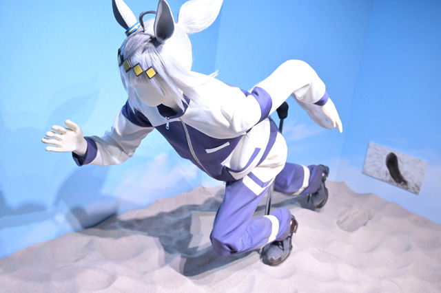 ウマ娘 シンデレラグレイ 怪物の蹄跡展」山盛りコロッケを忠実に再現