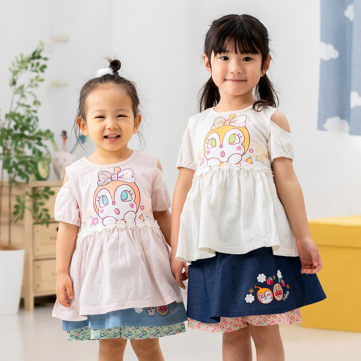 ドキンちゃん肩開きチュニック ｜アイテム｜アンパンマンキッズ