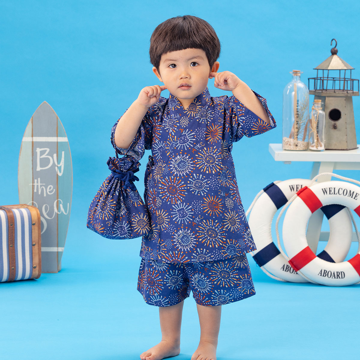 花火柄甚平｜アイテム｜アンパンマンキッズコレクション [ANPANMAN