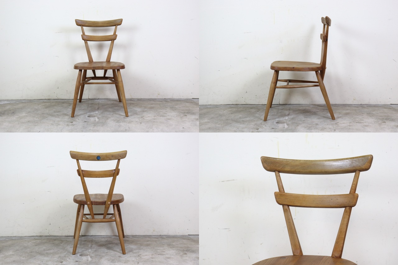 お買い得！ イギリス アーコール社 ercol チャイルドチェア ブルー