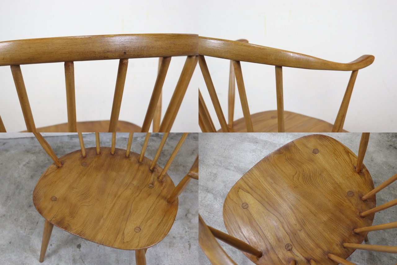 イギリス アーコール スモーカーズ/カウホーンチェア