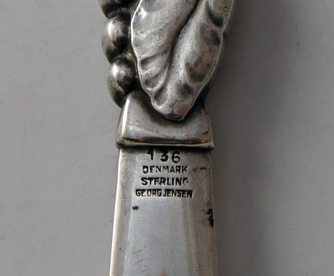 ジョージ・ジェンセン「ペーパーナイフ ”pattern no.136