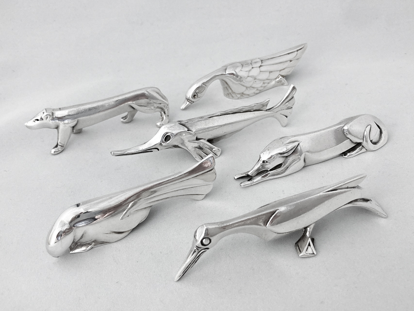 クリストフル・ガリア「Christofle社 ナイフレスト 6点セット A