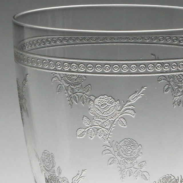 オールドバカラ「セメ・ド・ローズ Seme de roses グラス H12cm（90ml