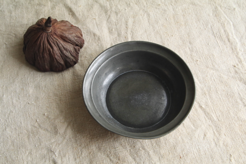 アンティークエタンボウル ピューター フランス 1847 アンティークス