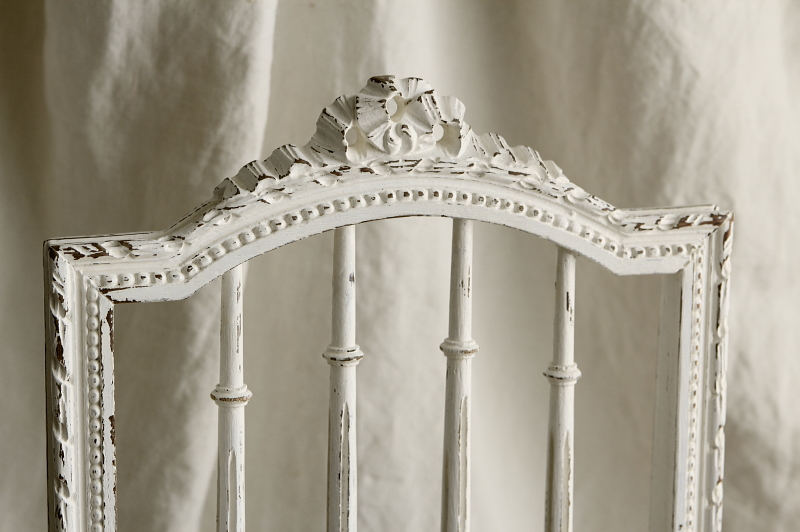 アンティークチェア フランス ルイ16世 リボン ケーンチェア