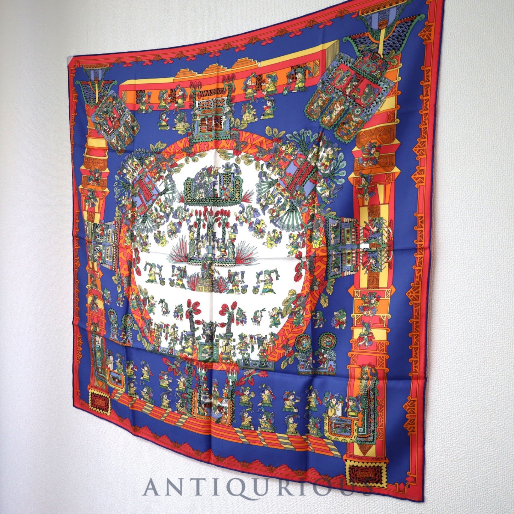 エルメス スカーフ カレ90 天体と太陽 SILK100% | 東京銀座の