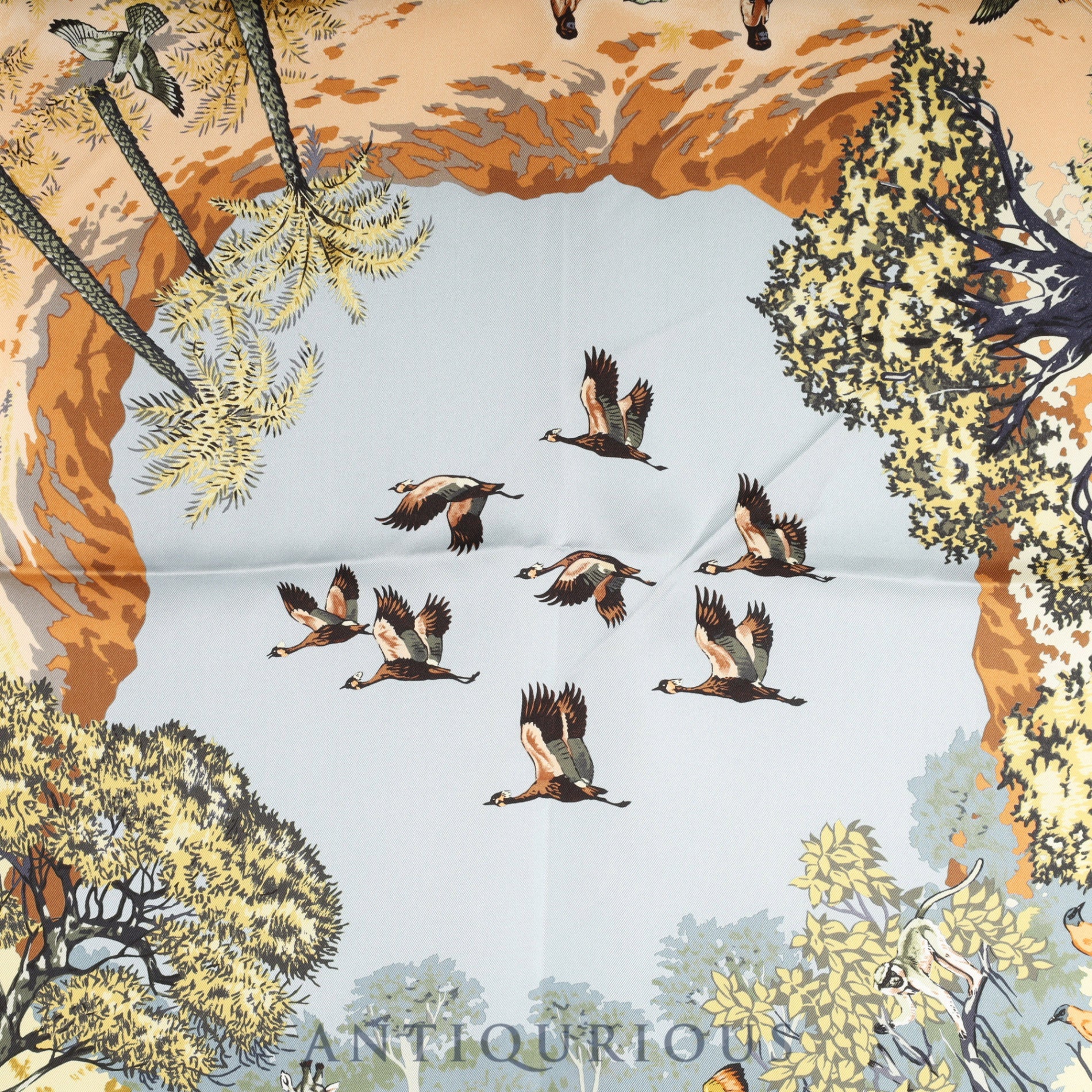 エルメス スカーフ カレ90 アフリカ SILK100% 箱 | 東京銀座の