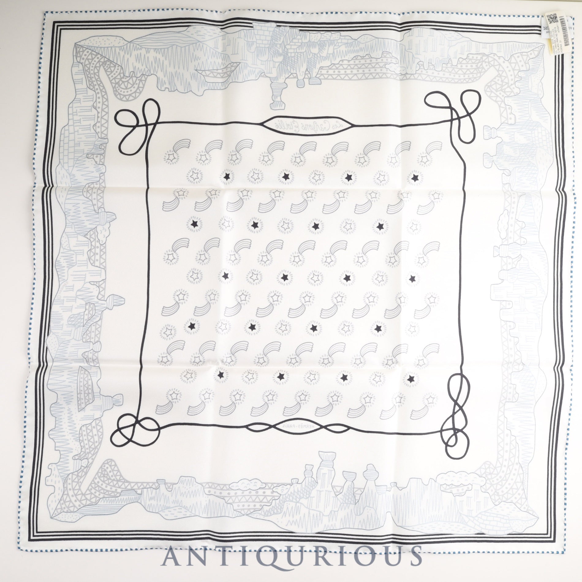 エルメス スカーフ カレ55 峡谷から星たちへ SILK100％ 箱 タグ | 東京