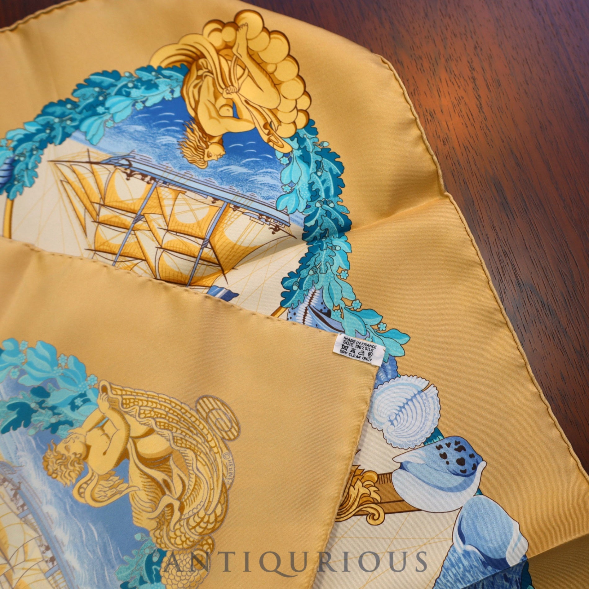 エルメス スカーフ カレ90 帆船 SILK100% 箱 カード | 東京銀座の