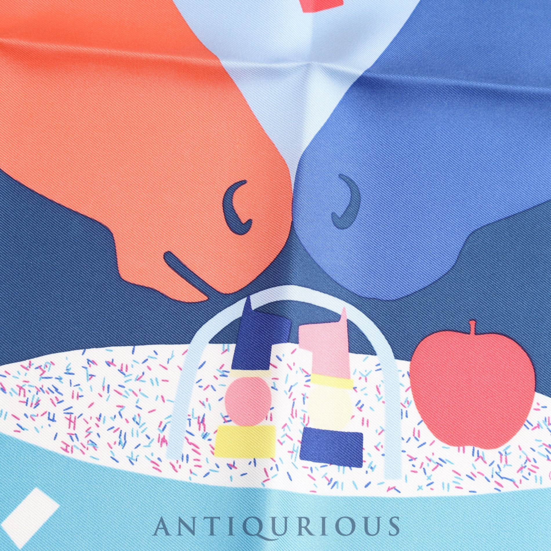 エルメス スカーフ カレ45 ガヴロッシュ ホースハート just married