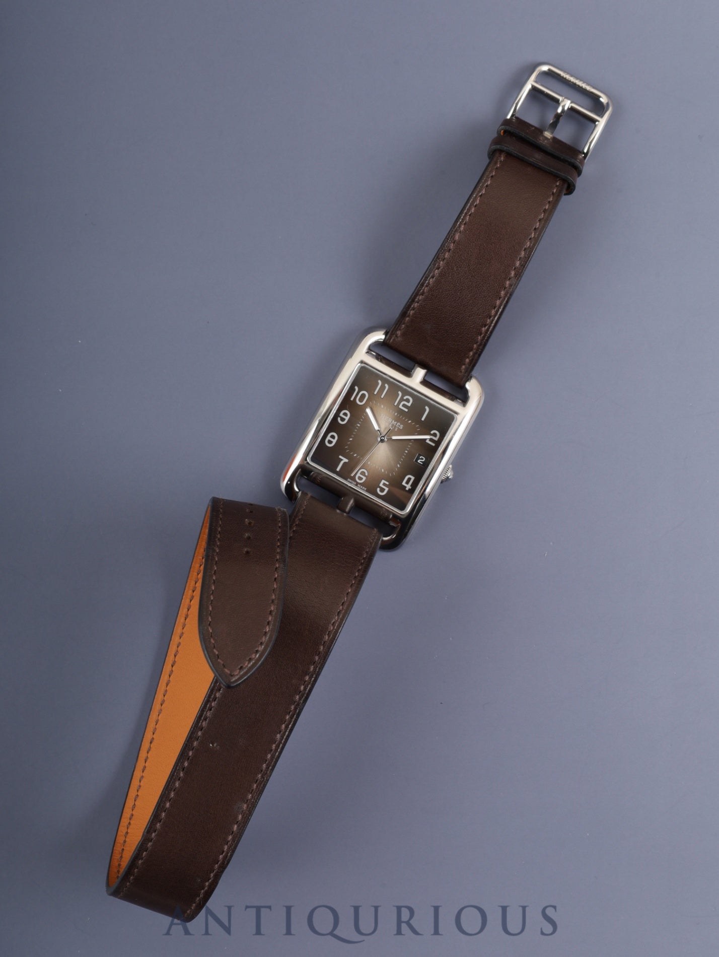 エルメス ケープコッド CC1.810 クォーツ Cal.E64111 SS 純正革ベルト