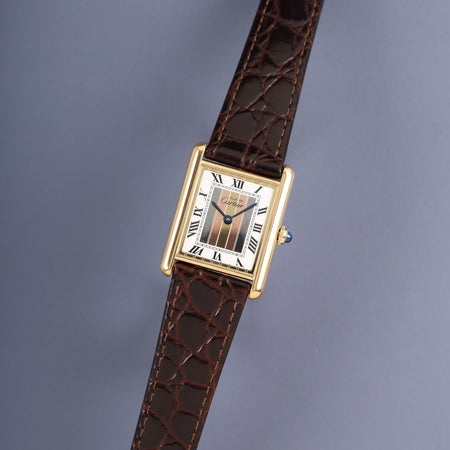 カルティエ マストタンクSM 手巻き アイボリー SWISS文字盤 新品仕上げ