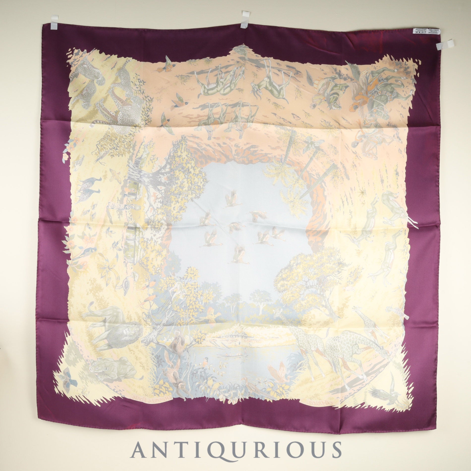 エルメス スカーフ カレ90 アフリカ SILK100% 箱 | 東京銀座の