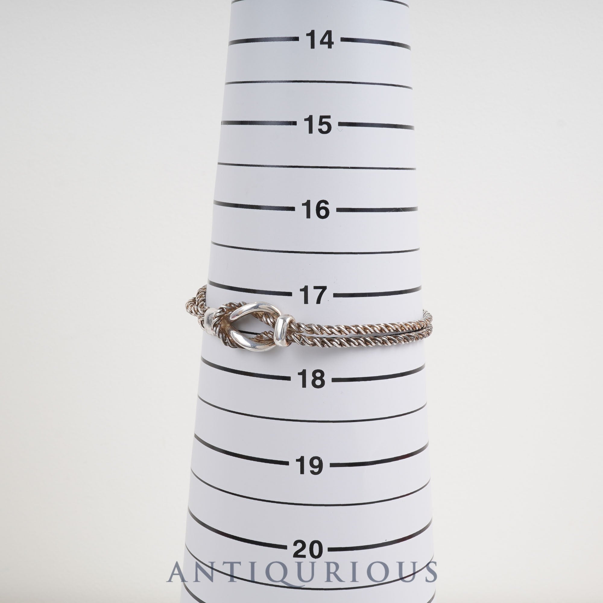 ティファニー ブレスレット センターノットダブルロープ SV925 | 東京