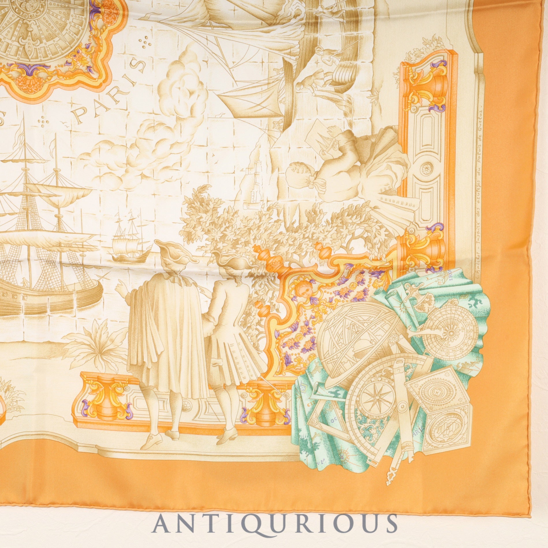 エルメス スカーフ カレ90 アズレージョ SILK100% | 東京銀座の