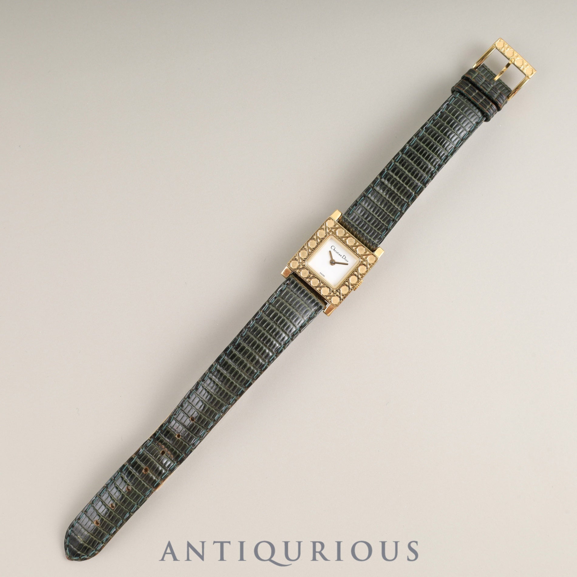 クリスチャンディオール ラ パリジェンヌ D60-159 クォーツ GP 純正革