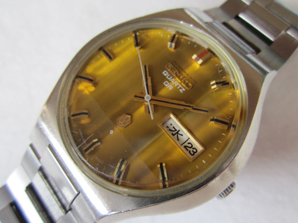 JA-0689| セイコー 3863-8000 38クオーツ 70年代 ダブルカレンダー