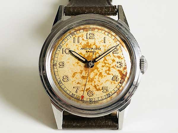 L-2489| モバード 手巻き FBケース エイジング文字盤