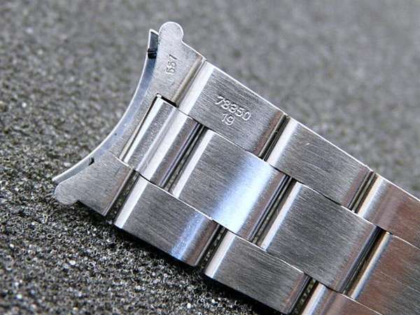 ロレックス 19mm オイスターハードブレスレット Ref.78350 FF557 美品
