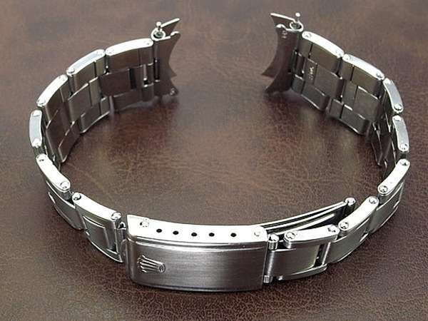 ロレックス SS 3連リベットブレス 19mm Ref.7205 フラッシュフィット60