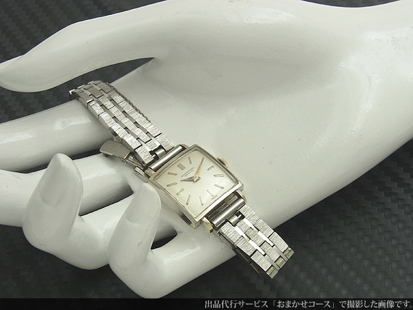 IWC レディース 2針 角型スクエアケース Cal.41 ビンテージシルバー