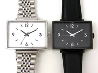 駅の時計 無印良品 ブラック&ホワイト2本セット | アンティー