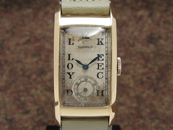 タバン TAVANNES レクタンギュラー スモセコ ヴィンテージウォッチ
